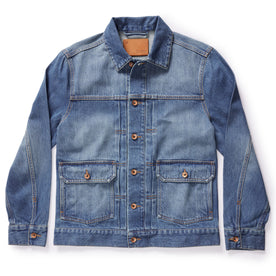 The Ryder Jacket in Sun Bleached Denim - featured image