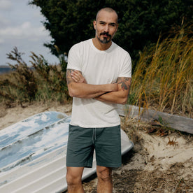 The Apres Short in Organic Deep Sea Foundation Twill - featured image