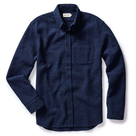 flatlay of The Jack in Indigo Waffle, shown in full