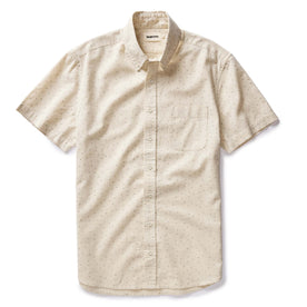 flatlay of The Short Sleeve Jack in Heather Oat Dot