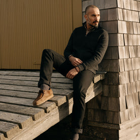 The Weekend Jacket in Charcoal Birdseye Wool: Alternate Image 3