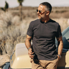 The Organic Cotton Tee in Faded Black - featured image