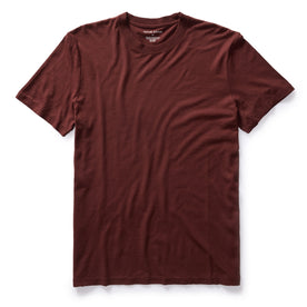 The Cotton Hemp Tee in Black Cherry - featured image