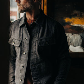 The Long Haul Jacket in Peat Nep Herringbone - featured image