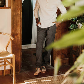 The Apres Pant in Charcoal Sashiko - featured image