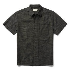 flatlay of The Short Sleeve Hawthorne in Navy Wave