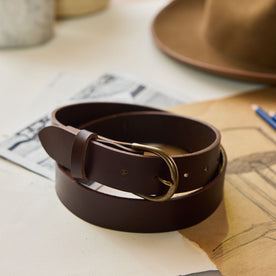 The Foundation Belt in Dark Brown - featured image