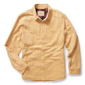 The Lined Utility Shirt in Wheat Denim - featured image