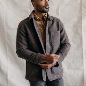 The Ojai Jacket in Heathered Camo Wool - featured image