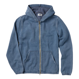 The Riptide Jacket in Washed Indigo Twill - featured image